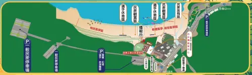 ▲「2025新北市北海岸國際風箏節」場地圖（圖／翻攝北海岸國際風箏節臉書）