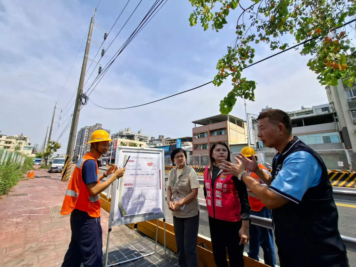 ▲台電計劃拆除林森路74支水泥電桿，改善都市景觀更提升台電網韌性，總經費2.6億。(圖／張芬郁提供2025.9.19)