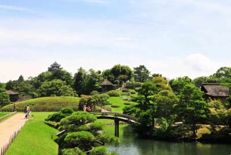 ▲台灣遊客數量在日本岡山縣居冠。圖為岡山後樂園。（圖／擷自Japan National Tourism Organization）