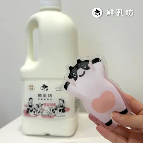 ▲在全聯買鮮乳坊家庭號豐樂鮮乳，有機會把牛牛造型保冷劑帶回家。（圖／鮮乳坊臉書）