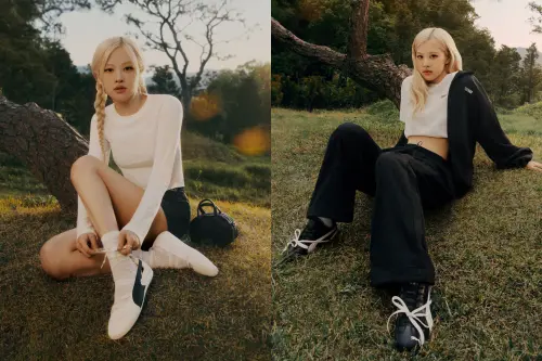 ▲PUMA與韓國女團BLACKPINK成員「ROSÉ」聯名鞋款，在8月28日於台灣開賣，沒想到引來許多人搶購，官網目前仍是缺貨狀態。（圖／PUMA臉書）