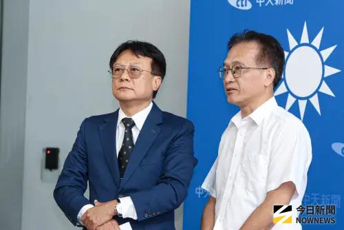 ▲前彰化縣長卓伯源痛罵中天不要臉。（圖／記者朱永強攝，2025.09.20）