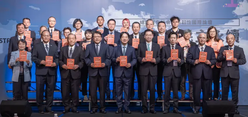 ▲賴清德出席全社會防衛韌性國際論壇。（圖／總統府提供）