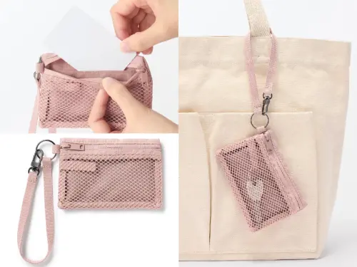 ▲MUJI無印良品「聚酯纖維卡片夾」230元。（圖／翻攝自momo購物網）