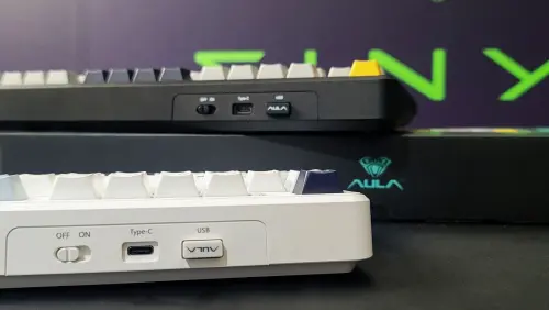 ▲AULA 狼蛛 F108Pro結合玩家最在意的三模連線、熱插拔軸體以及 8000mAh 長續航。（圖／欣亞數位提供）