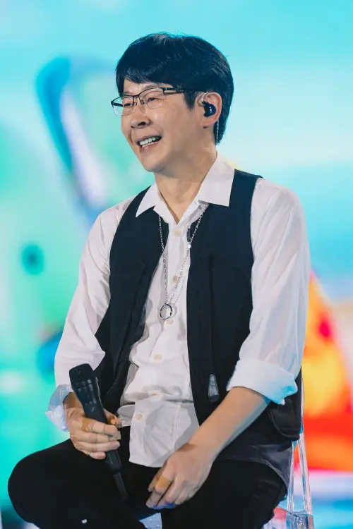 ▲五月天冠佑（如圖）曾是音樂團體WHY NOT的成員。