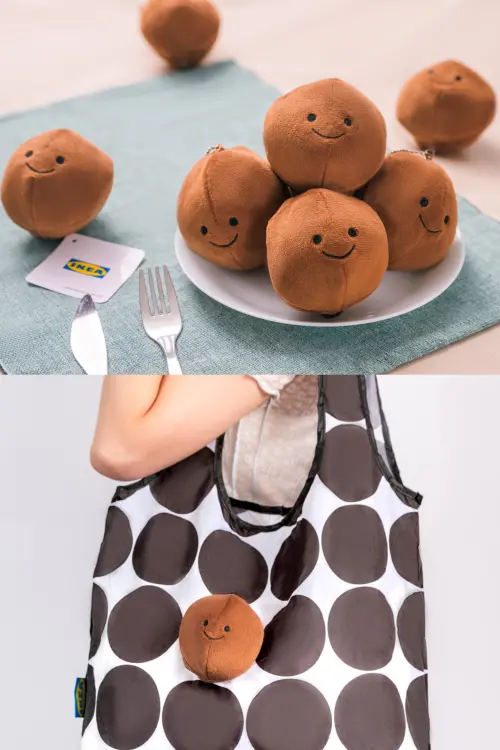 ▲IKEA「集好丸」卡友限定活動，開搶可愛的「肉丸購物袋」。（圖／IKEA提供）