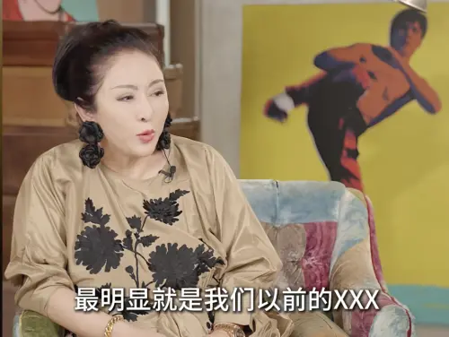 ▲「向太」陳嵐（如圖）在影片裡沒有把口中會變臉、會折磨人的大牌巨星名字公開，但從她的口型，對方身分已經呼之欲出。（圖／摘自向太陳嵐抖音）