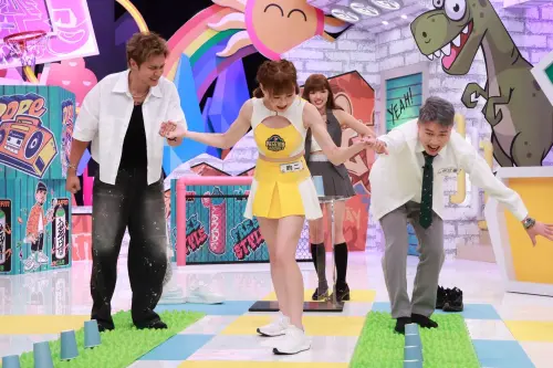 ▲《綜藝OK啦》啦啦隊女孩，張立東、羅志祥（圖／中天綜合台提供）