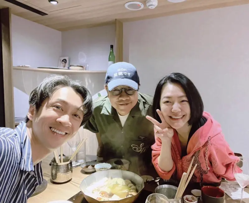 ▲陳漢典日前Po出與小S和蔡康永的聚餐合照，今兩人也會在金鐘獎節目類頒獎典禮上公開合體。（圖／翻攝自陳漢典臉書）