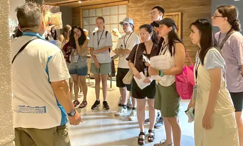 ▲海洋委員會與台灣大學國際學院合作邀請21國50位國際青年，從海洋科學實作到文化體驗，進行跨國海洋教育交流，激盪海洋新觀點。(圖／海洋委員會提供)