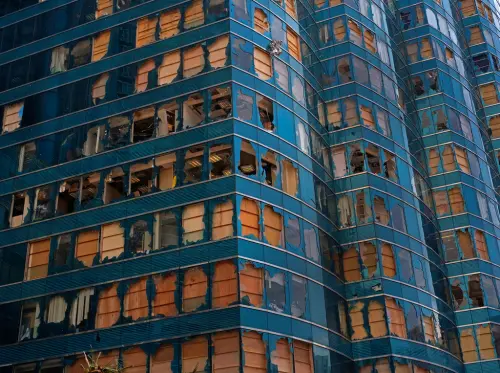 ▲2018年9月，山竹颱風襲擊香港。（圖／美聯社／達志影像）