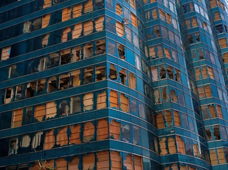    ▲2018年9月，山竹颱風襲擊香港。（圖／美聯社／達志影像）  