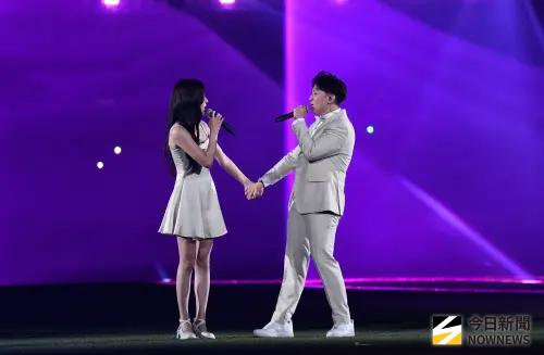 ▲阿崔跟南珉真。（圖／記者林柏年攝）