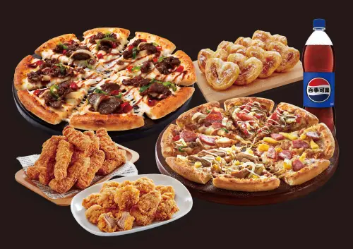 ▲達美樂「燒肉澎湃餐」下殺57折優惠、現省951元。（圖／達美樂提供）