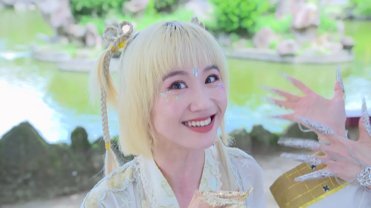 ▲《戲說台灣》昨（21）日宣布Lulu（如圖）將飾演「鑢仔仙」，最近愛情事業兩得意的她，也轉發劇照嗨喊：「人生圓夢了」。（圖／翻攝自戲說台灣-iset三立）