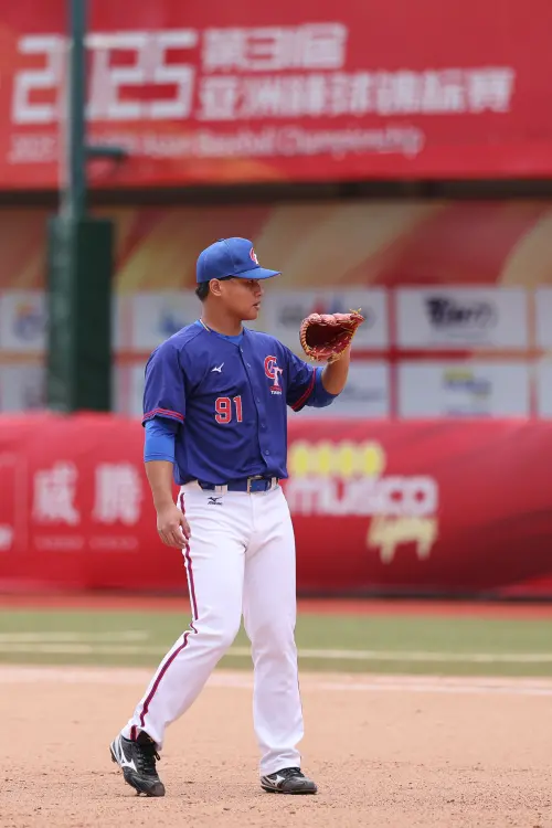 ▲林盛恩今天投了65球，完成4局投球無分，飆出10次三振，沒有被敲安打。（圖／中華棒協提供）