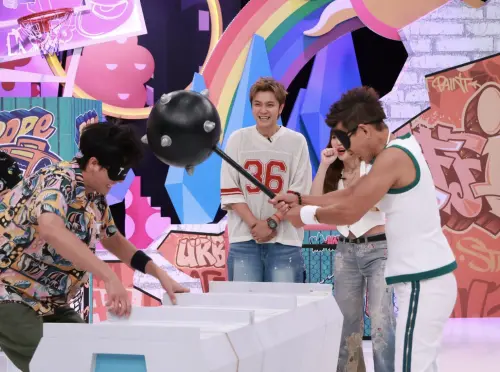 ▲《綜藝OK啦》腰來一群遊戲節目常客，來比比看誰才是真正的過關機器。（圖／中天提供）