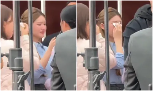 ▲趙露思直播後偷哭　被粉絲感動了（圖／微博＠關我毛柿）