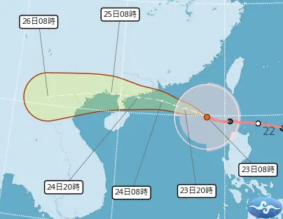 樺加沙颱風準備遠離！氣象署：海警估今晚解除　全台雨勢傍晚趨緩
