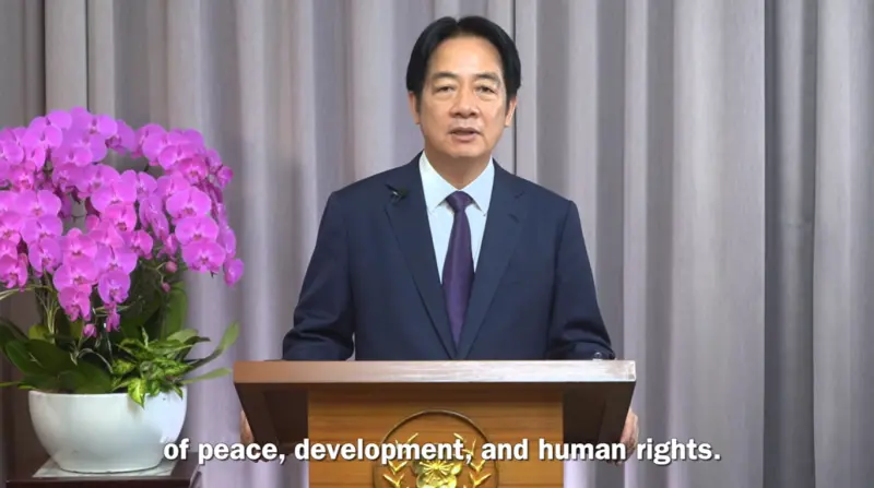 ▲上千名志工湧入花蓮光復鄉協助救災，賴總統臉書發文感謝，並呼籲民眾先到分配站登記。（圖／擷取自總統府YT）