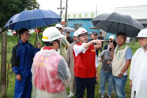 樺加沙剛解除警報　陳其邁視察防汛整備　確保市民生命財產安全
