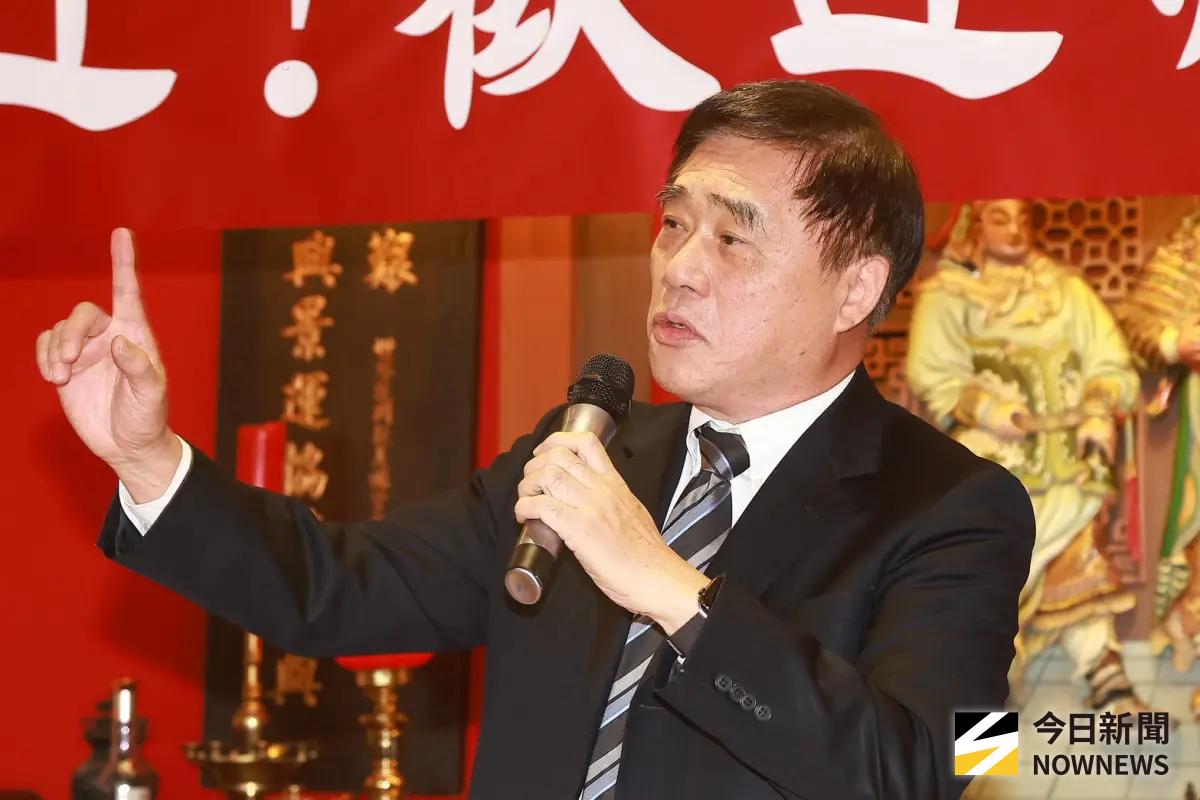 ▲國民黨主席候選人郝龍斌。（圖／記者葉政勳攝）