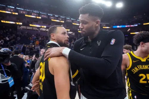 ▲勇士想交易得到「字母哥」阿德托坤博（Giannis Antetokounmpo）與「詹皇」詹姆斯（LeBron James），真正的關鍵其實是在於他們是否願意拿出巴特勒（Jimmy Butler）。（圖／美聯社／達志影像）