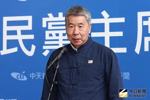 ▲國民黨主席候選人、孫文學校總校長張亞中。（圖／記者朱永強攝，2025.09.20）