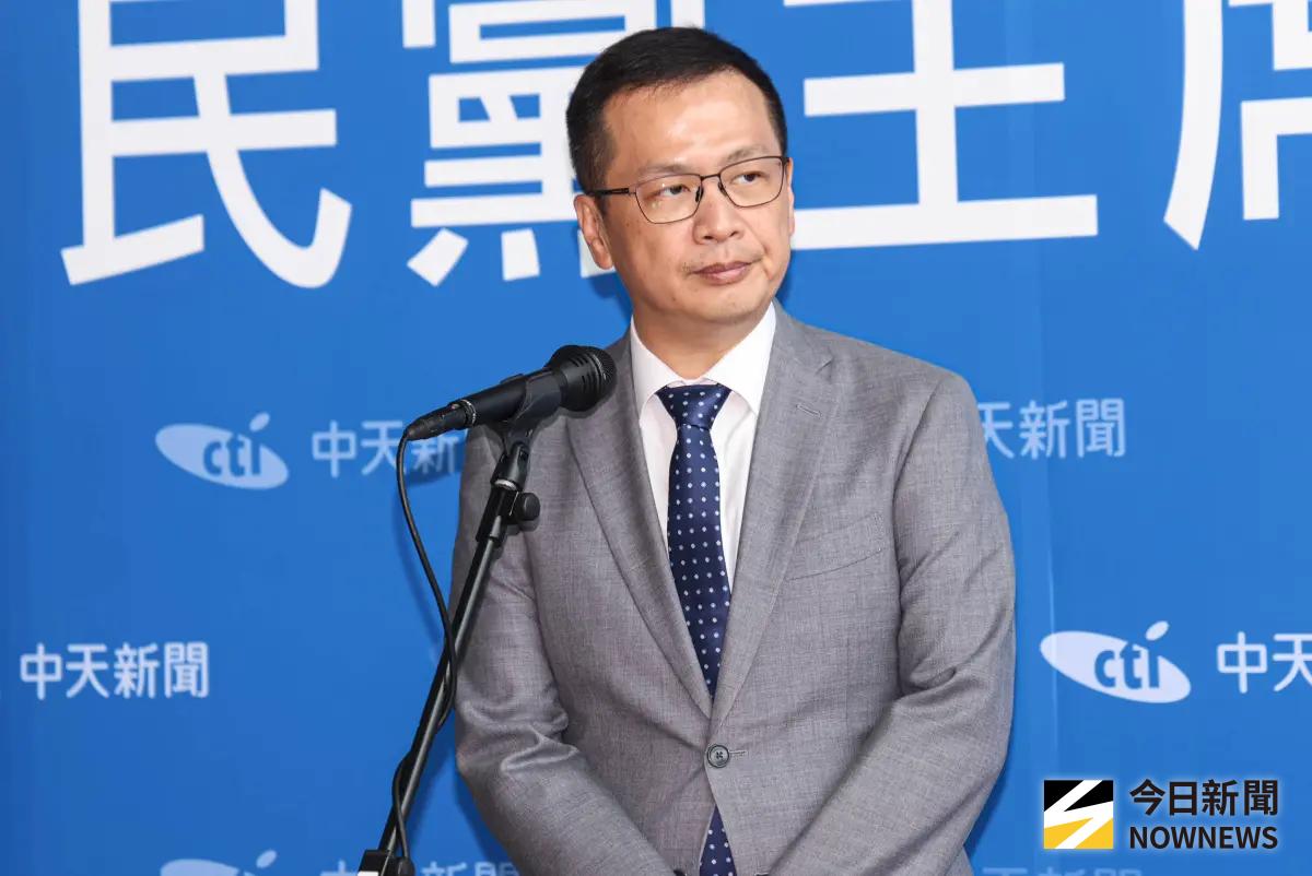 ▲國民黨立委羅智強說，民進黨網軍早已介入選舉操作，呼籲黨員保持冷靜。（圖／記者朱永強攝，2025.09.20）