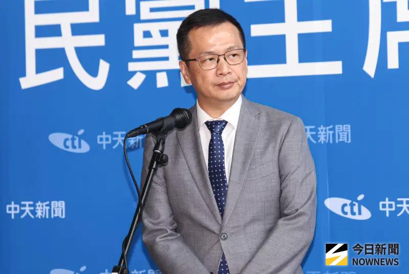 ▲國民黨立委羅智強說，民進黨網軍早已介入選舉操作，呼籲黨員保持冷靜。（圖／記者朱永強攝，2025.09.20）