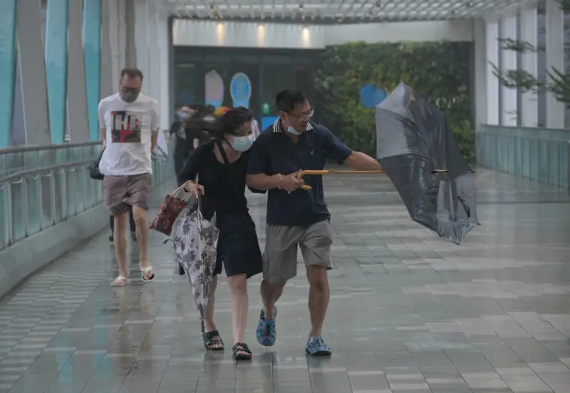    ▲強烈颱風樺加沙（RAGASA）預計將在廣東珠海到湛江附近登陸，當地政府無不嚴陣以待。資料照。（圖／翻攝自星島日報）  