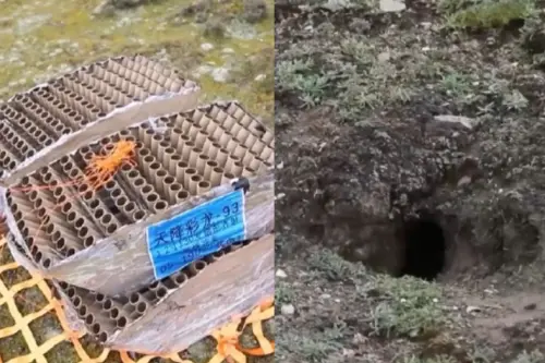 蔡國強和始祖鳥炸山爆破自己？中媒抓包說謊：垃圾根本沒清
