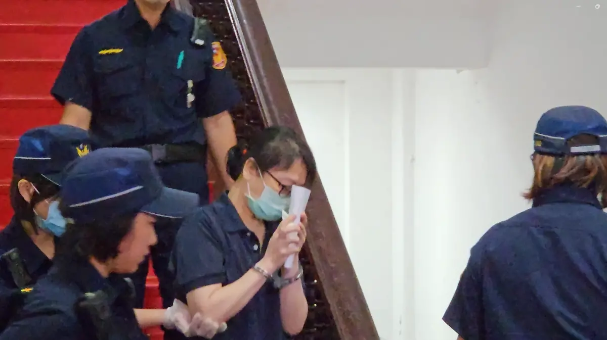 ▲「剴剴案」保母劉彩萱覺得一審無期徒刑判太重，她在一審辯論終結後解除禁見，有家人去看守所探望，成為她上訴爭取輕判的理由之一。（圖／記者劉松霖攝）