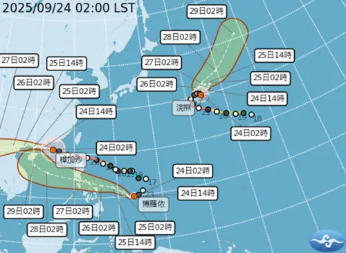 3颱共舞再現！博羅依颱風今凌晨生成　最新路徑、對台影響一次看
