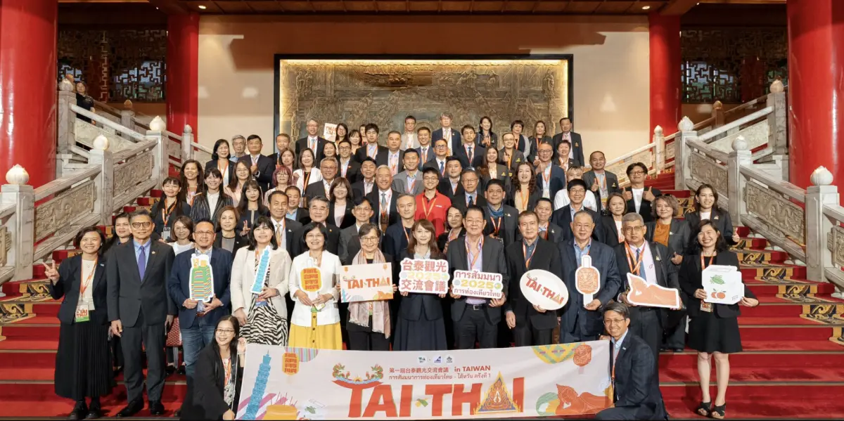 ▲交通部觀光署與台灣觀光協會舉辦首屆台泰觀光交流會議，邀請泰國旅遊觀光協會、以及旅行社協會等代表，來台參訪。（圖／台灣觀光協會）