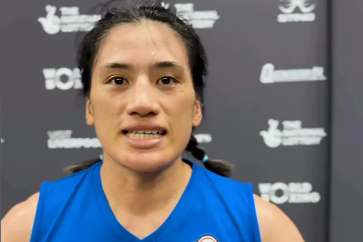 ▲花蓮縣光復鄉23日下午因馬太鞍溪堰塞湖溢流，暴洪傾瀉宛如「水庫灌進市區」，造成嚴重水患。來自光復鄉太巴塱部落的「拳擊女王」陳念琴，在得知消息後於社群發文：「天佑光復鄉。」（圖／翻攝自陳念琴IGＪ＝）