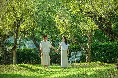 ▲緩步「梅園」讓大自然療癒洗禮，重啟身心能量。（圖／春水興業集團提供）