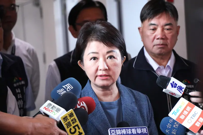 ▲台中市長盧秀燕表示，徐榛蔚昨在救災現場透露救生艇「不好用」的真相。（圖／台中市政府提供，2025.09.24）