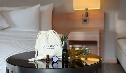 ▲和逸飯店‧台北忠孝館提到，此次12周年慶推出系列優惠活動，連住兩晚每晚4,400元起，贈送臺灣在地天然保養品牌深層好眠組乙組。（圖／和逸飯店提供）