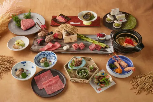 ▲和牛47全新秋季菜色「神無月套餐」。（圖／乾杯集團提供）