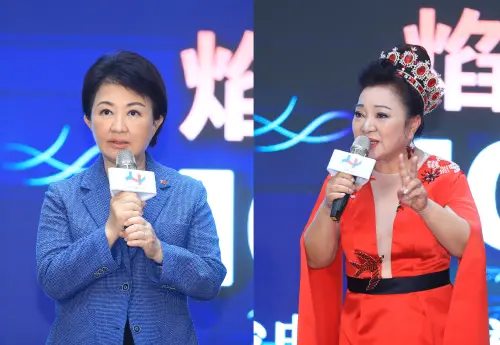 ▲白冰冰與盧秀燕年輕時都屬嬌小可愛型的美女，網友發現兩人這幾年越長越像。（圖／台中市政府提供，2025.09.24）