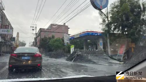 ▲花蓮馬太鞍溪堰塞湖溢流重創光復鄉。（圖／讀者提供）