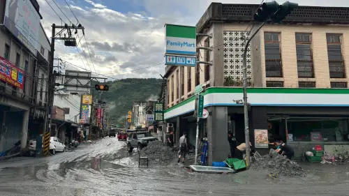 ▲花蓮馬太鞍溪堰塞湖溢流重創光復鄉。（圖／讀者提供）