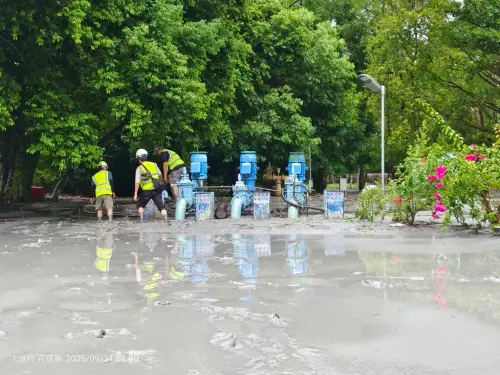 ▲台水提醒，民眾恢復供水初期，因本次堰塞湖流入造成管線受影響，可能出現短暫水黃或混濁情況，建議先排放管內自來水或作為環境洗滌用。（圖／台水提供）