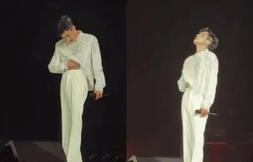 ▲于朦朧疑遭剖肚取USB！死後2天范世錡（如圖）開唱狂摸肚　粉驚：在挑釁？（圖／翻攝自Threads）