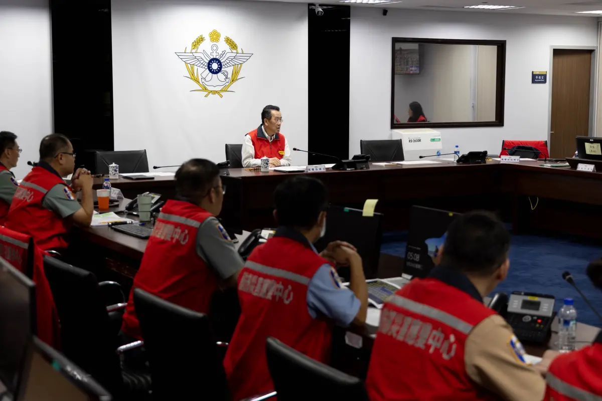 ▲花蓮馬太鞍溪堰塞湖溢流釀災，國防部長顧立雄下令主動支援地方政府救災。（圖／國防部提供）