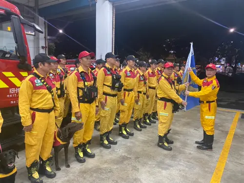 高市府全力馳援花蓮災區　特搜大隊傍晚緊急北上
