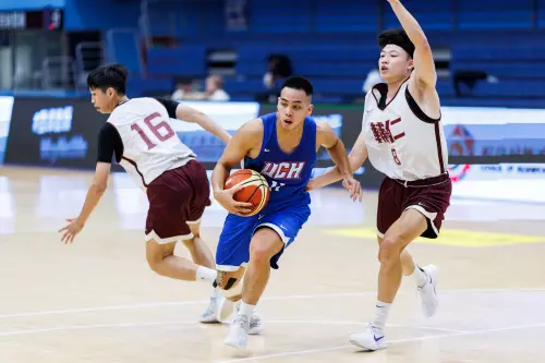 ▲健行科大潘偉傑突破上籃，全場狂砍34分，雖然火力驚人，但仍無法挽救球隊，以92比95惜敗輔仁大學，苦吞二連敗。（圖/登峰造極提供）