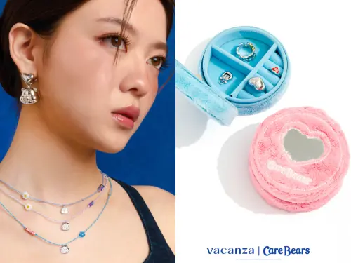 ▲vacanza聯名Care Bears小熊，飾品、周邊商品超萌。（圖／vacanza提供）